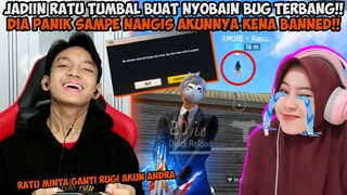 NYOBAIN BUG FREE FIRE TERBANG YANG VIRAL BARENG RATU!! EH MALAH KE BANNED AKUNNYA COK!!