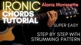 Alanis Morissette - Ironic Chords (Guitar Tutorial) for Acoustic Cover