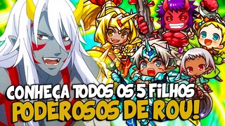 TODOS OS 5 FILHOS DE ROU, OS PRÍNCIPES E PRINCESAS DOS DEMÔNIOS! | RE:MONSTER (SPOILERS)