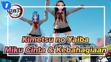 Kimetsu no Yaiba|[MMD/4 K]21005  Nezuko& Miku Cinta &Kebahagiaan_1