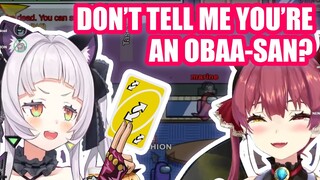 Marine Calls Shion an Old Lady after Saying an Old Reference【Hololive English Sub】