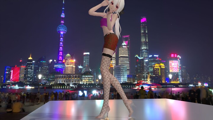 【mmd·布料解算】  小心机露背绑带   弱音