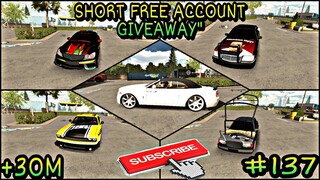 [🔴Short Free Account Giveaway#137 ] Car Parking Multiplayer 4.8.0