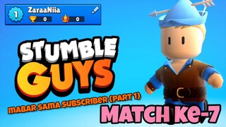 Main bareng Subcribers ni PART 1 | Bakal menang ga ya? Stumble Guys Match ke-7