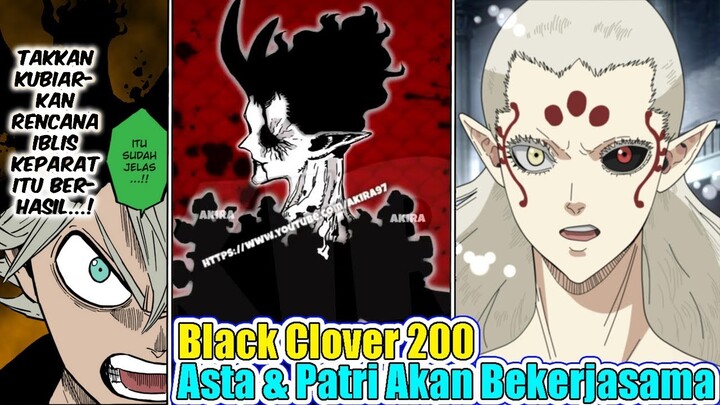Pembahasan Black Clover 200. Patri Akhirnya Sadar, Asta & Patri Akan Bekerjasama Mengalahkan Iblis