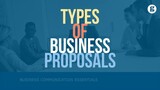 Types of Business Proposals