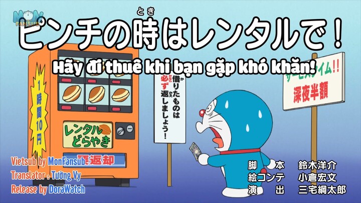 Doraemon - Tập 806: Hãy thuê đồ khi bạn gặp khó khăn - Cứu vật vật trả ơn