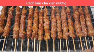 hướng dẫn ướp thịt chả xiên