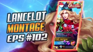 LANCELOT UNLIMITED SKILL 1 SO SATISFYING 😱 | LANCELOT RANK MONTAGE #102 | BEST MOMENTS | MLBB