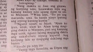 Pang Araw Araw na Talata                Genesis 48:17-19