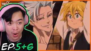 Meliodas Meets Ban!! Seven Deadly Sins Episode 5 and 6 Reaction