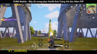 PUBG Mobile - Đầy đủ trang phục Kar98 Ánh Trăng Với Góc Nhìn FPP p8