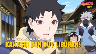 Kakashi dan Guy Liburan! Momen Mirai Mengawal Kakashi dan Guy Part 2