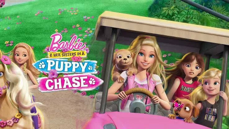 barbie & her sisters in a puppy chase 2016