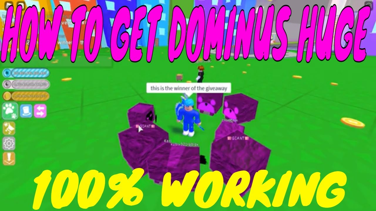 FREE DOMINUS in ROBLOX with ! 