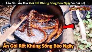 Khám Phá Món Gỏi Rết Khủng Lồ Sống Béo Ngậy Và Cái Kết Bất Ngờ || Review Giải Trí Đời Sống