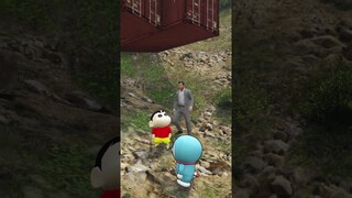 Shinchan Found a Container part-3 #mrchandhu #shinchan #doraemon #shorts #short #funnyvideo #gta5