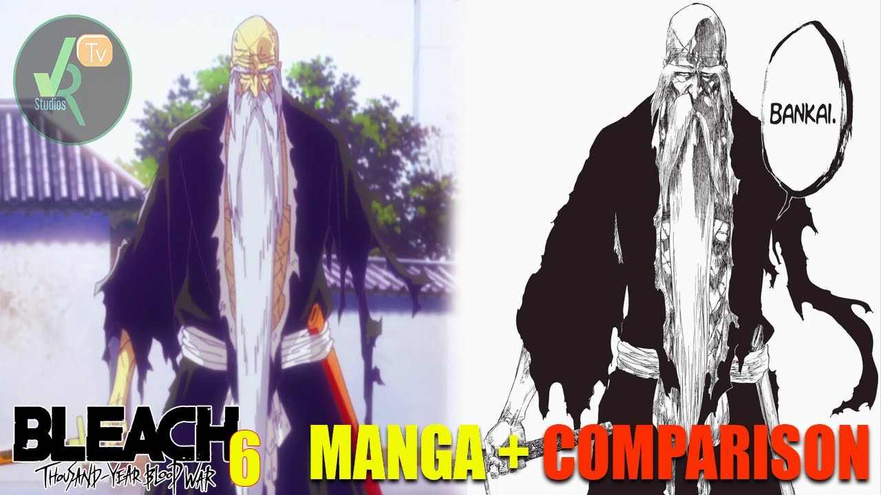 BLEACH TYBW EP 1-13 COMPLETE MANGA VS ANIME COMPARISON 