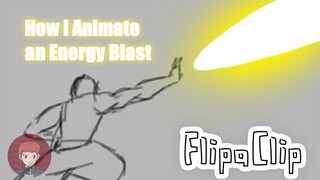 How I Animate an Energy Blast on Flipaclip
