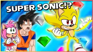 SUPER SONIC! - Sonic & Amy REACT to "Goku VS Sonic The Hedgehog - Rap Battle" by VideoGameRapBattles