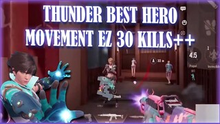 HYPER FRONT BEST HERO FOR MOVEMENT + EZ 30 KILLS++ !!! 5 KILL 15 SECOND?!