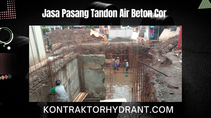 Jasa Pasang Tandon Air Beton Cor