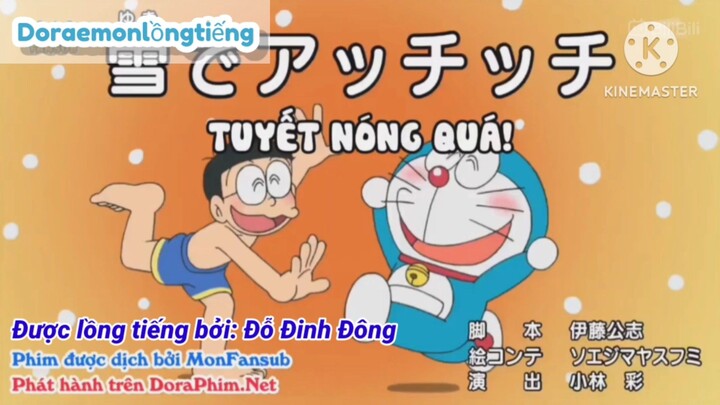 Doraemon tập 639 | Tuyết nóng quá | Vietsud + Lồng tiếng Việt