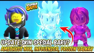 REACTION SKIN SPESIAL FROZEN VALKRY & SKIN HEWAN PIALA DUNIA, UPDATE APA BUG INI? - Stumble Guys