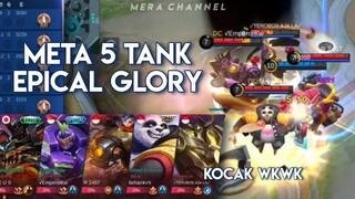 KETEMU META 5 TANK! Kocak Banget Auto Panen Kill #mobilelegends #mlbbcreatorcamp #fixed