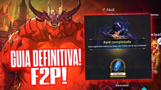 🔥¡GUIA DEFINITIVA F2P DEL TALLER DE LA LUZ BRILLANTE!🔥 Solo Leveling: Arise