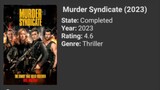 murder syndicate 2023 by eugene
