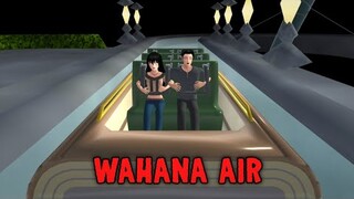 WAHANA AIR || HORROR MOVIE SAKURA SCHOOL SIMULATOR