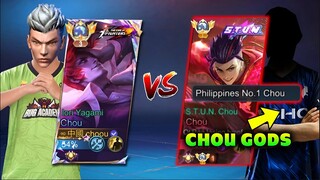 I MET CHOU GODS IN RANKED AND THIS HAPPENED... (he challenge the wrong person) - Mobile Legends