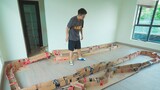 Trong 5 ngày, anh ấy đã làm một đường đua xe bốn bánh dài 18 mét và trải dài 2 tầng! Ye Qing Hui