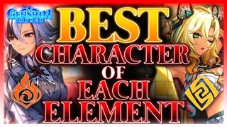 The BEST Character For Each Element (2024) | Genshin Impact