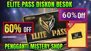 FREE FIRE!! BOCORAN ELITE PASS DISKON PENGGANTI MISTERY SHOP TERBARU