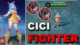 Cici The New Sustain Fighter Is Here | Cici New Hero Skills | Moble Legends