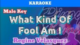 What Kind Of Fool Am I by Regine Velasquez (Karaoke : Male Key)