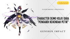 [Fandub Indonesia] Character Demo Kujo Sara "Pengabdi Kehendak Petir" - Genshin Impact