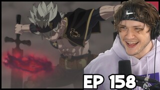 ASTA IS A SWOLE BODY! || ASTA VS DARK DISCIPLE! || Black Clover Episode 158 Reaction