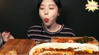 Há cảo với mì Chapapuri cay phần 6 #mukbang