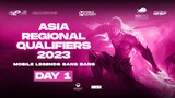 Asia Regional Qualifiers Mobile Legends: Bang Bang - Day 1 | WEC23 IESF