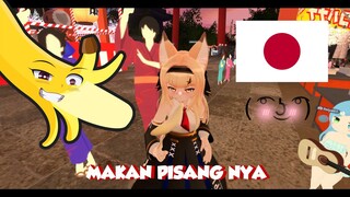 Maimai dan Reiya di Festival Obon「VRChat indonesia Jepang」