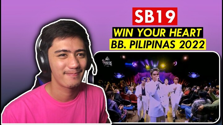 SB19 'WIN YOUR HEART' Live Performance REACTION | 2022 Binibining Pilipinas Grand Coronation Night