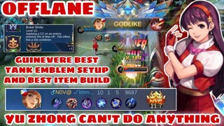 GUINEVERE BEST TANK EMBLEM SETUP AND BUILD FOR THIS COMPLETE GUIDE - EMBLEM SETUP - MOBILE LEGENDS