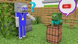 Full movie : Baby Zombie - The Baby Picks Up The Cans - Minecraft Animation