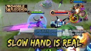 DIBACOTIN SLOW HAND GUSION GUA | GUSION GAMEPLAY #91 | MOBILE LEGENDS BANG BANG