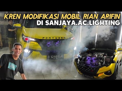 Wow! Modifikasi Mobil Rian Arifin Jadi Tambah Kren Di sanajaya.ac.lighting