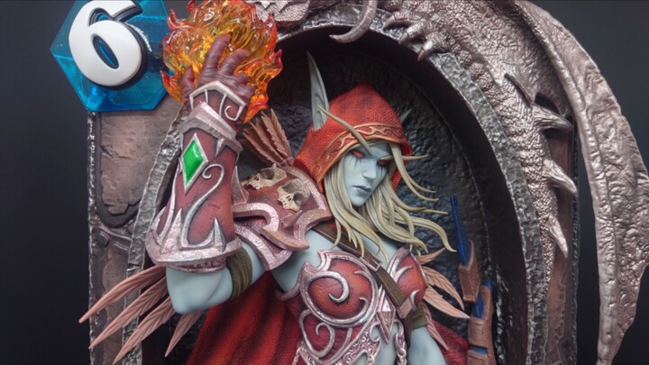 Ratu telah tiba! Tampilan bingkai foto seni kartu HEX Blizzard Sylvanas Windrunner