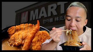 H-MART KOREAN SUPERMARKET | DISCOVERED THE BEST JAP CURRY | KOREAN FOOD COURT EATS & SNACKS FEAST